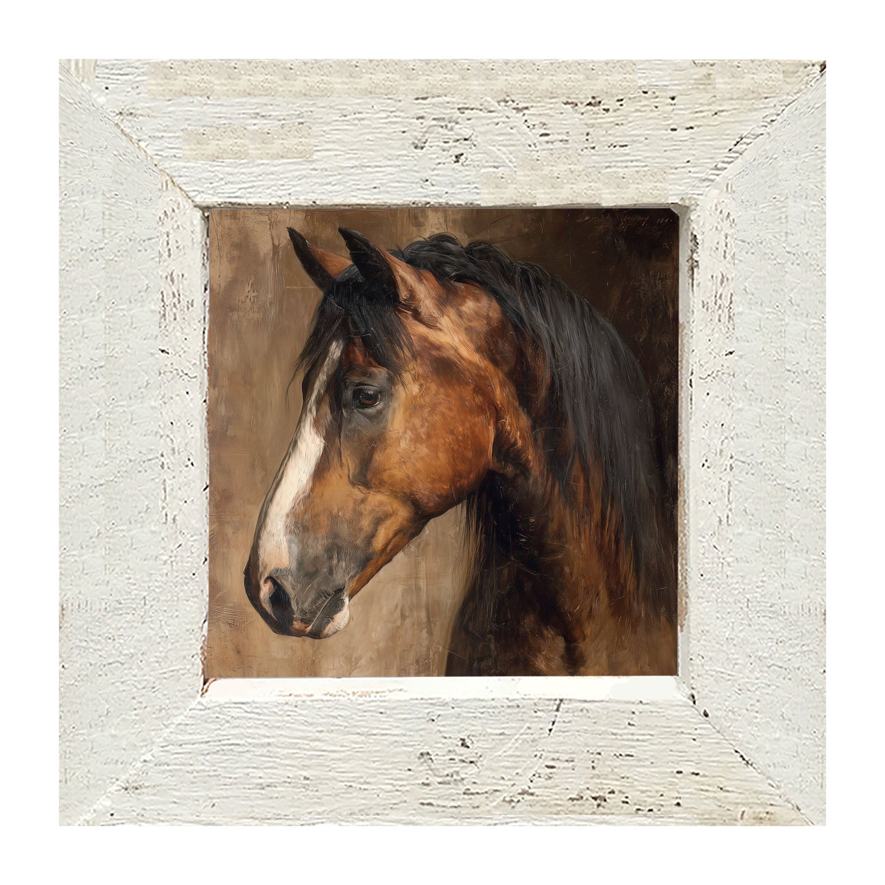 Horse Portrait - Framed Art