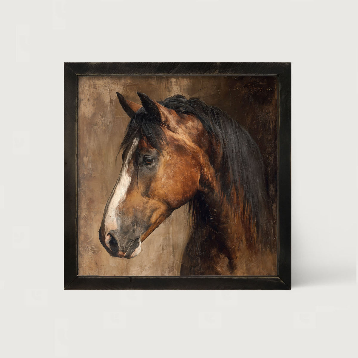 Horse Portrait - Framed Art