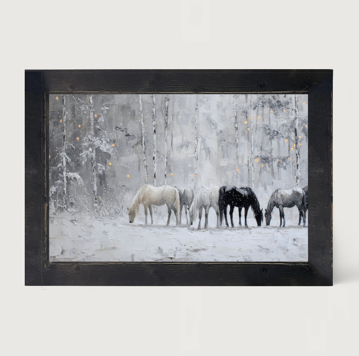 Horses in the Snow
