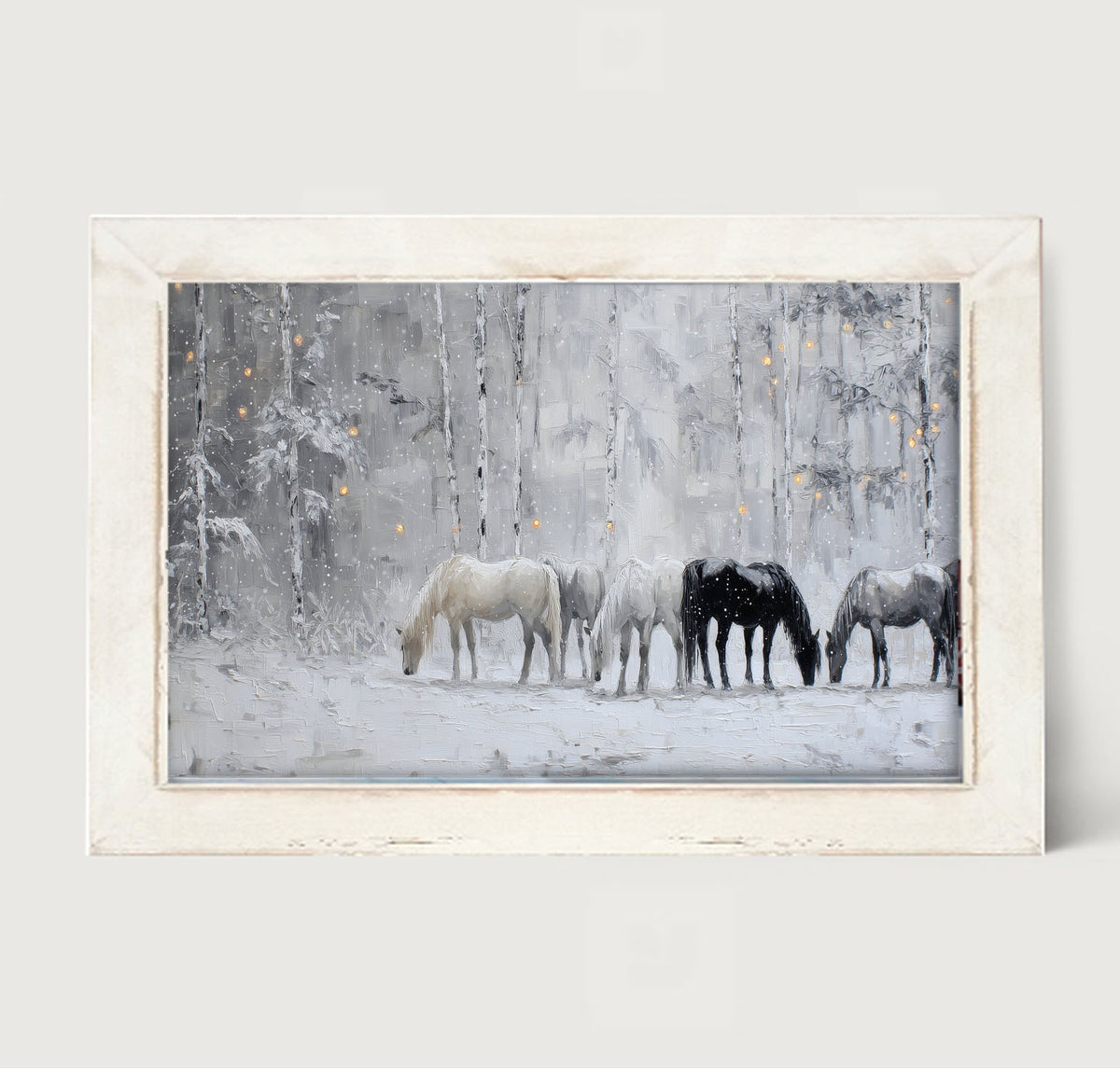 Horses in the Snow
