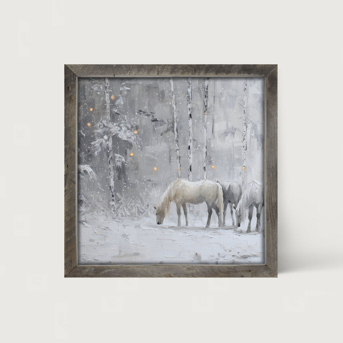 Horses in the Snow