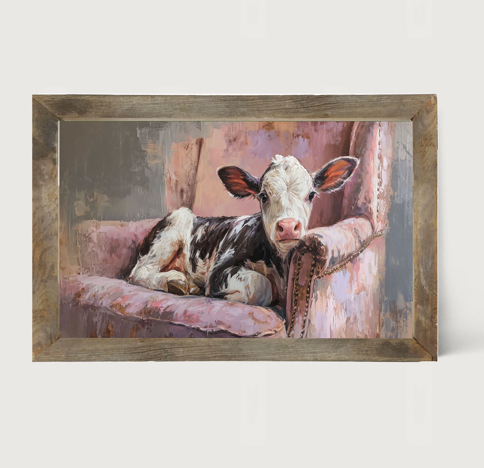 Armchair with Cow