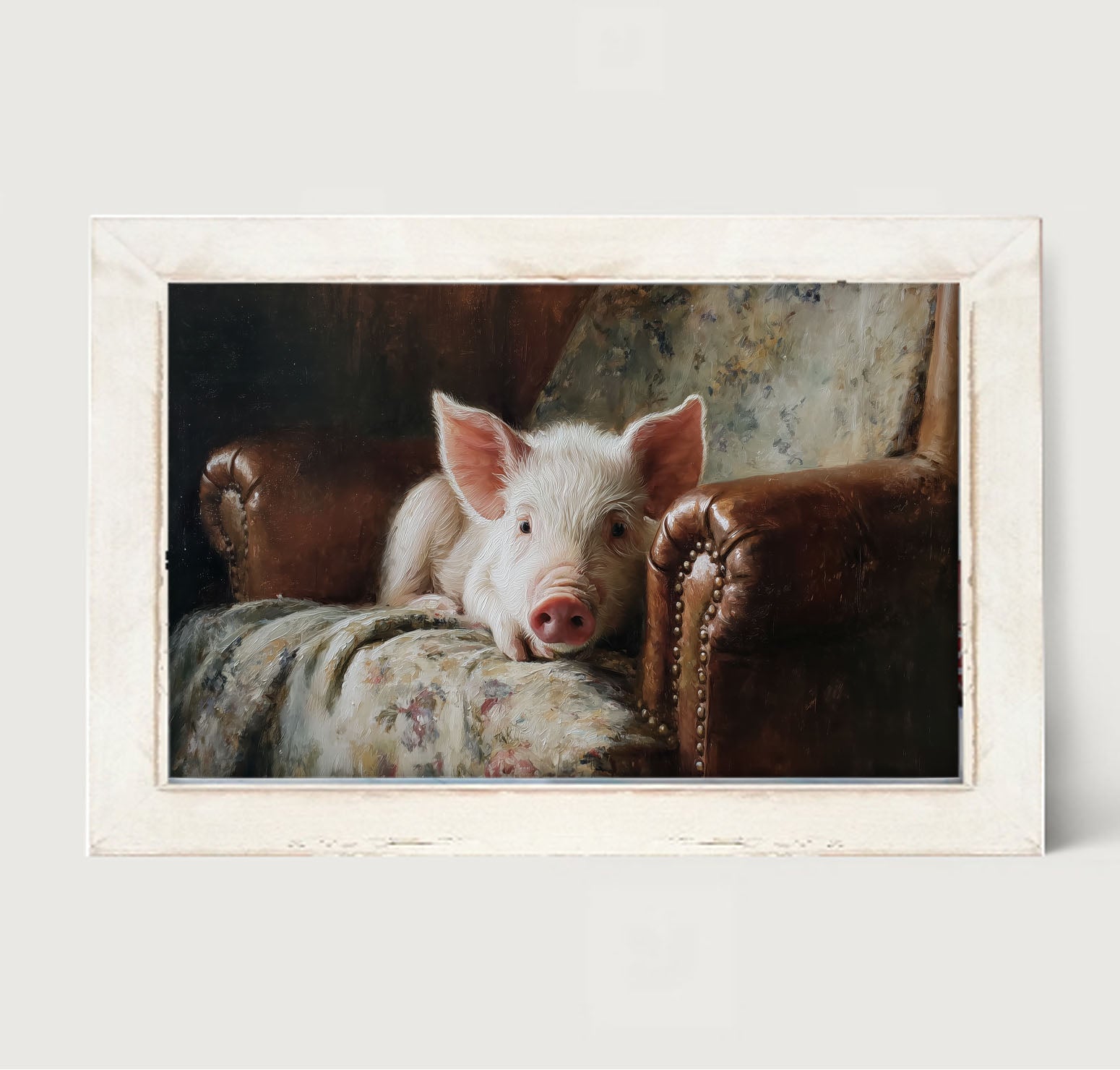Armchair with Pig