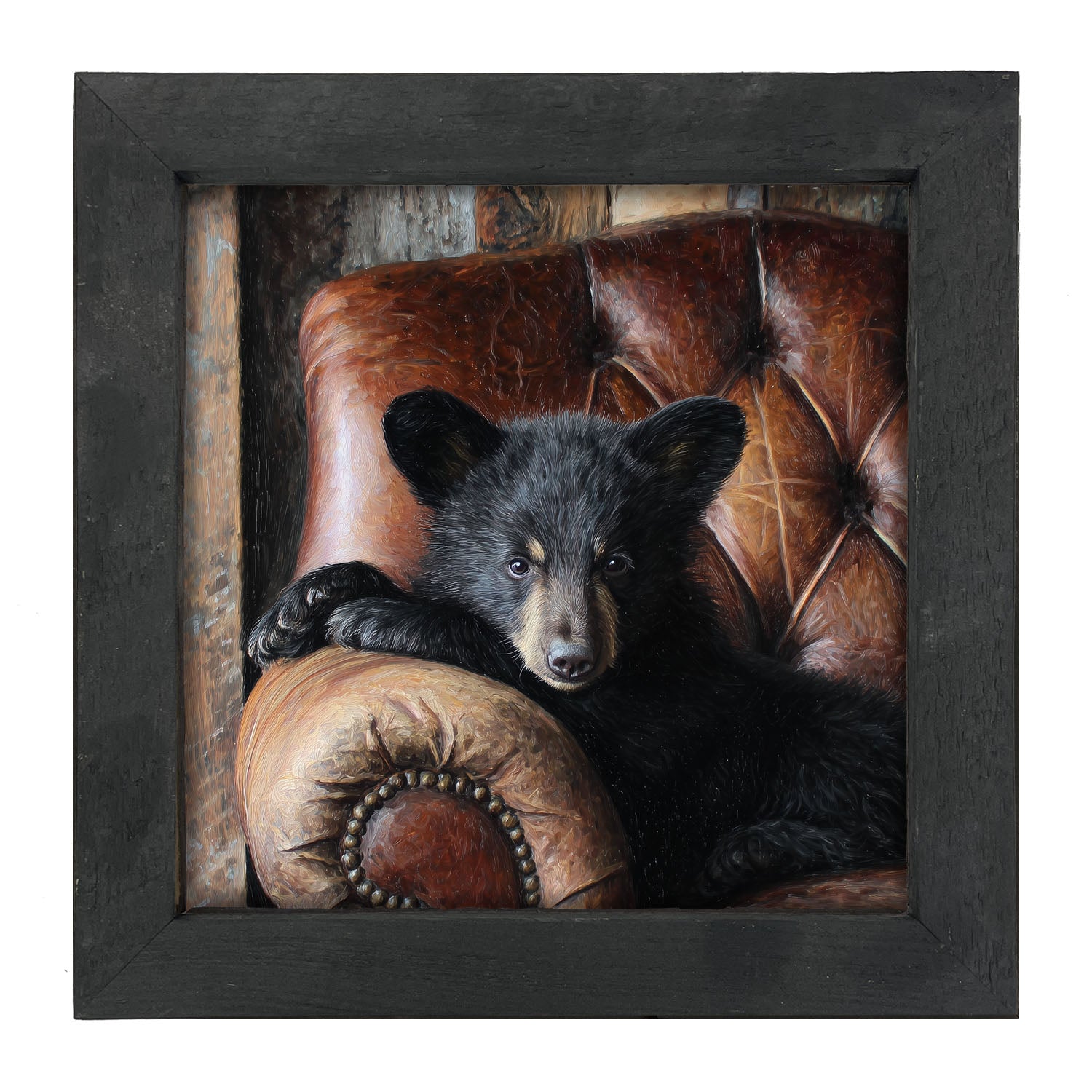 Armchair with Bear - Framed Art