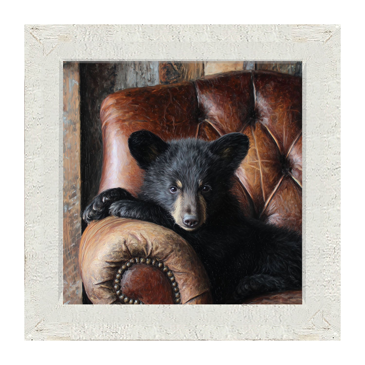 Armchair with Bear - Framed Art
