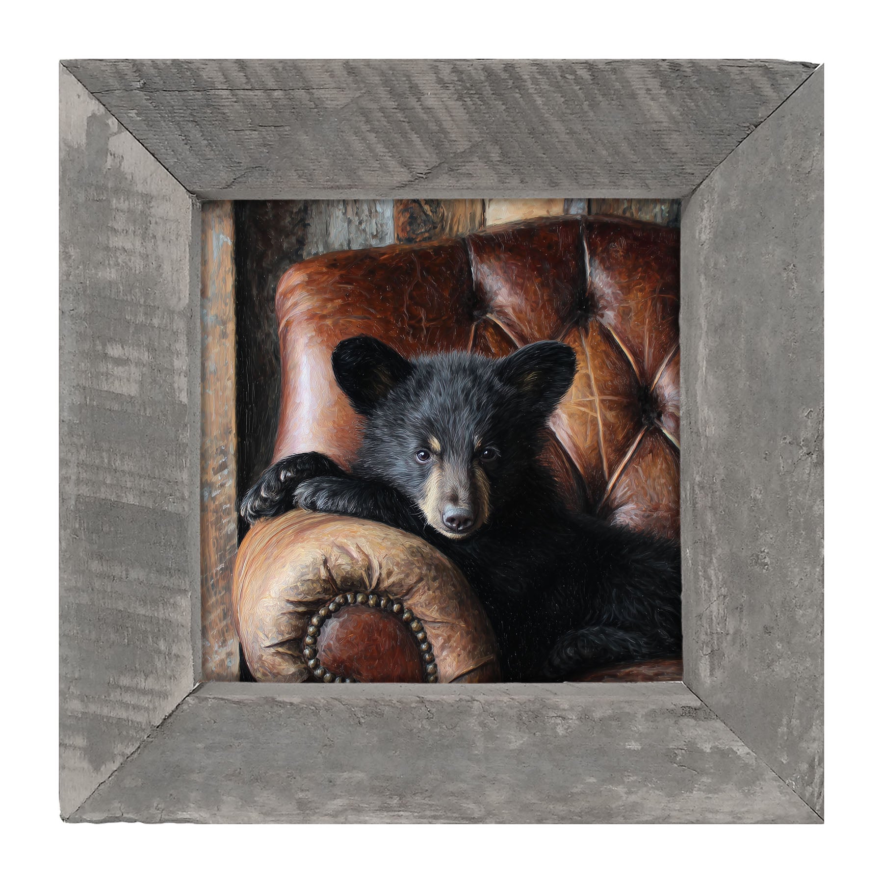 Armchair with Bear - Framed Art