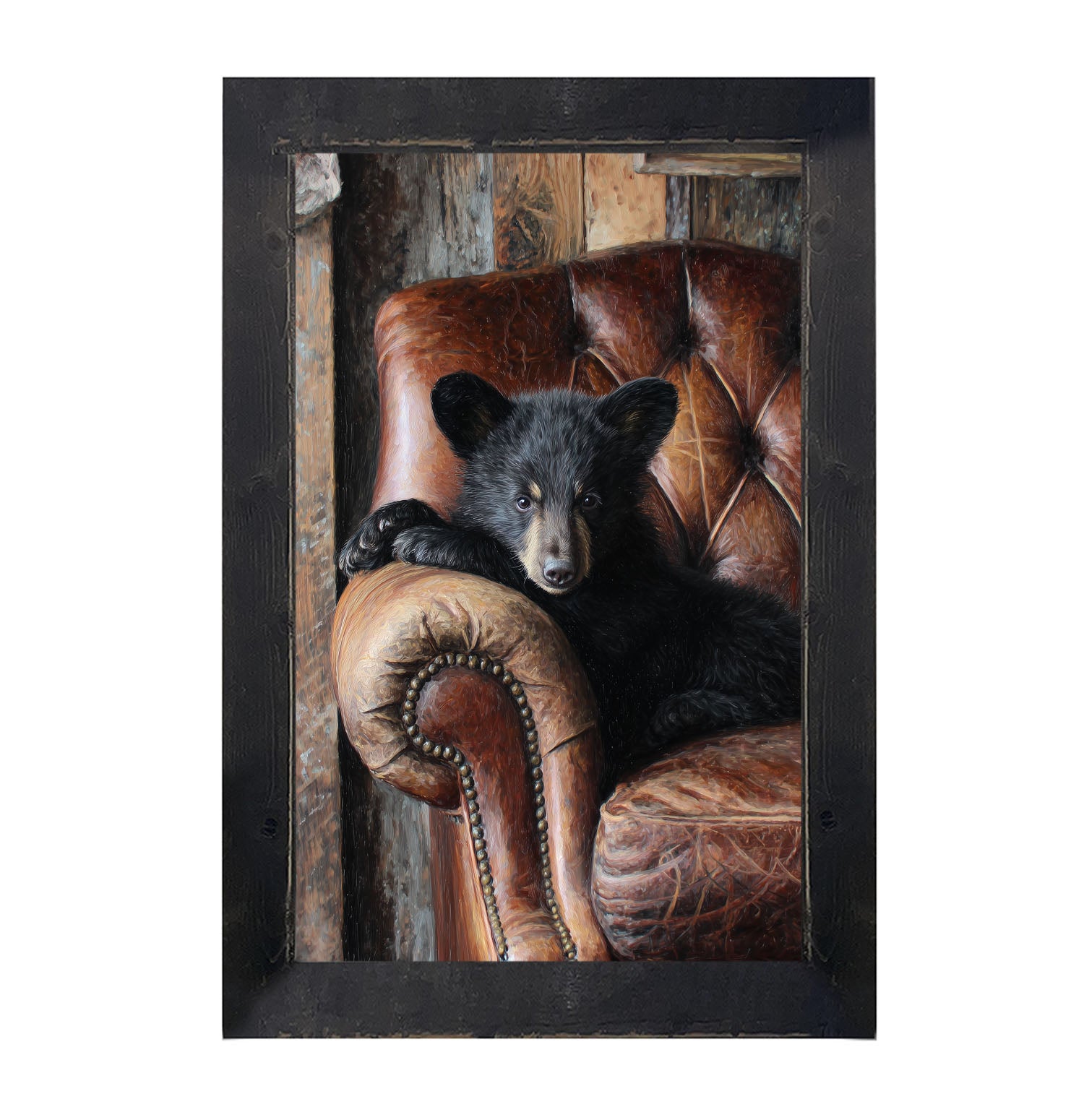 Armchair with Bear - Framed Art