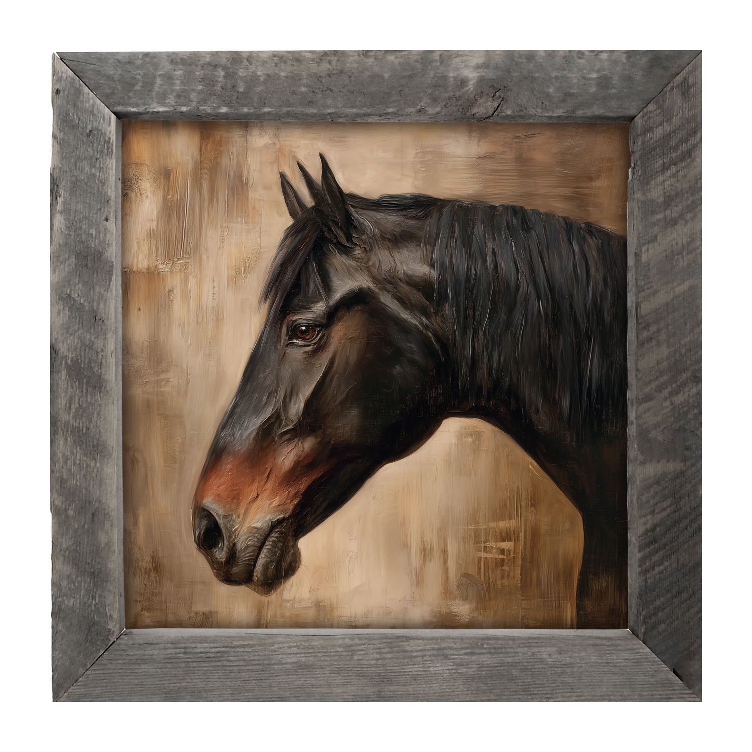 Peaceful Horse - Framed Art