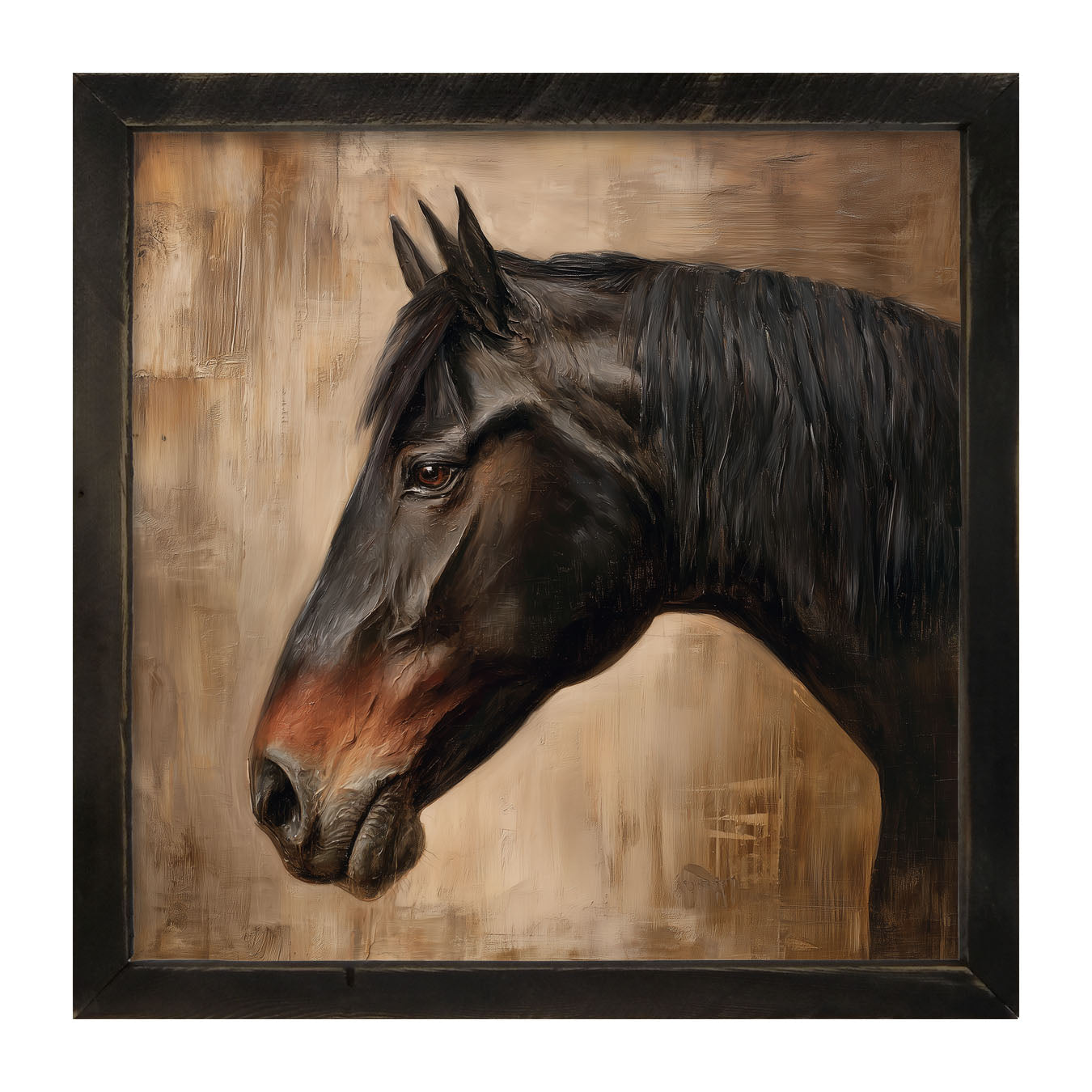 Peaceful Horse - Framed Art
