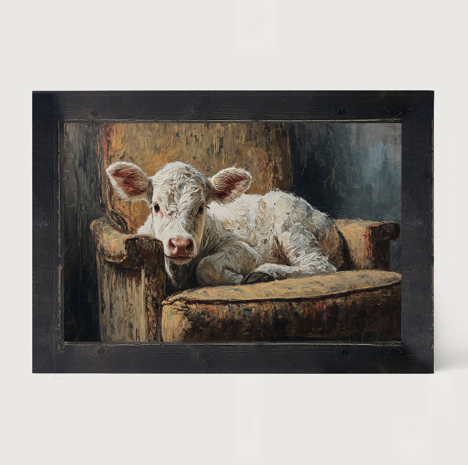 Armchair with White Calf