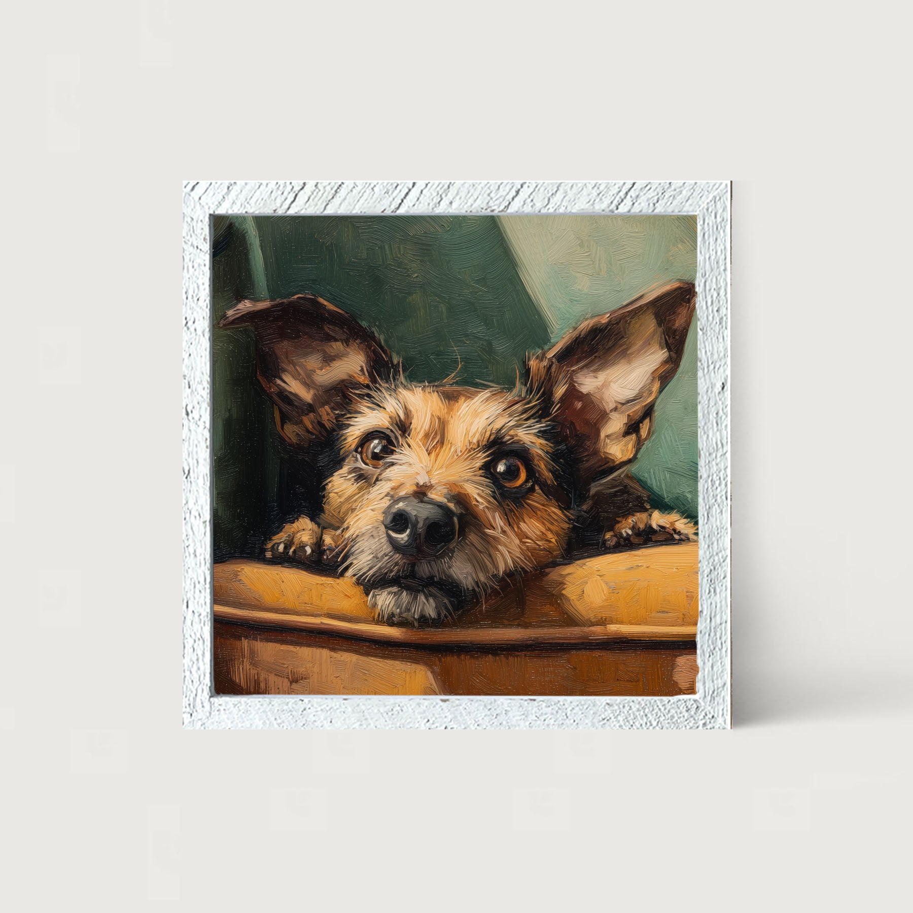 Armchair with Dachshund-Chihuahua-Yorkie Dog