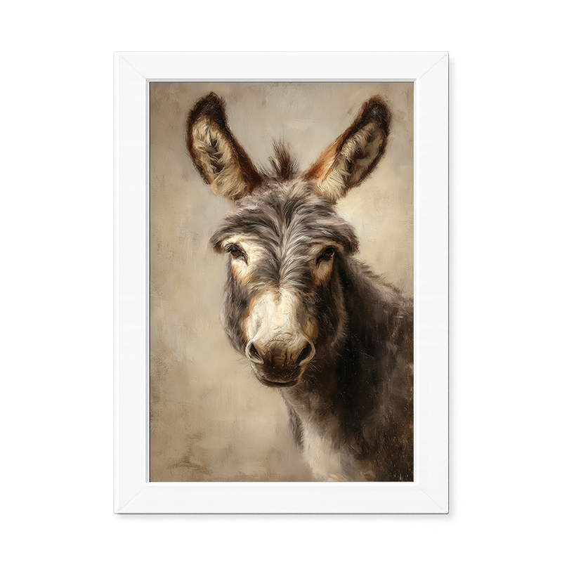Farm Life Portrait - Donkey