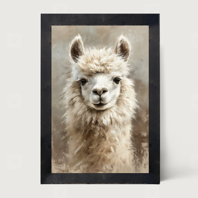 Farm Life Portrait - Alpaca
