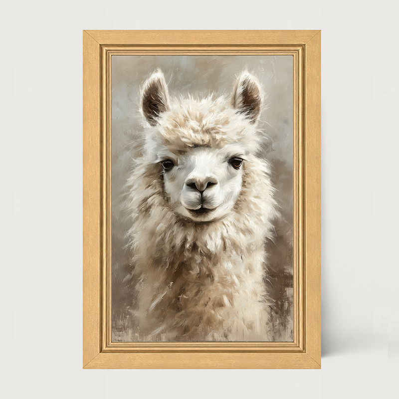Farm Life Portrait - Alpaca