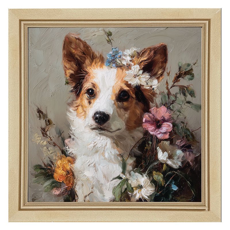 Spring Season Corgi