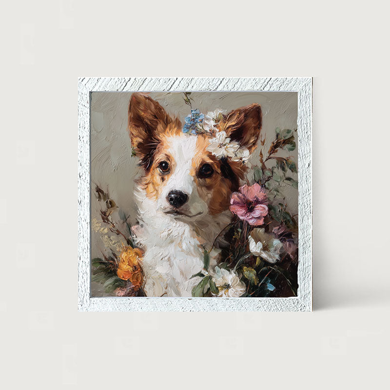 Spring Season Corgi