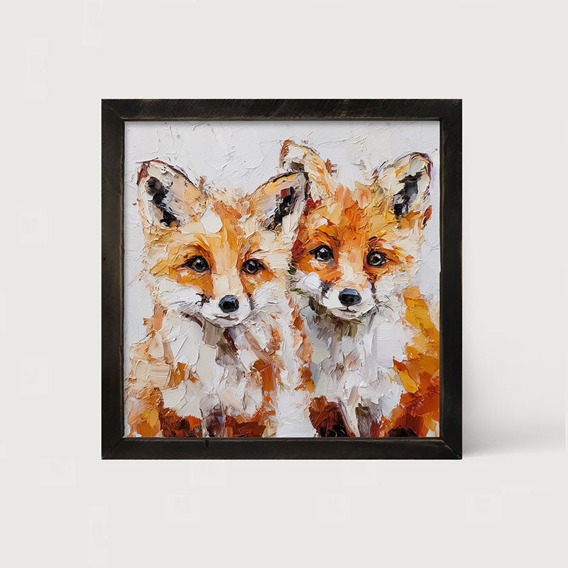 Animal Buddies - Posing Foxes