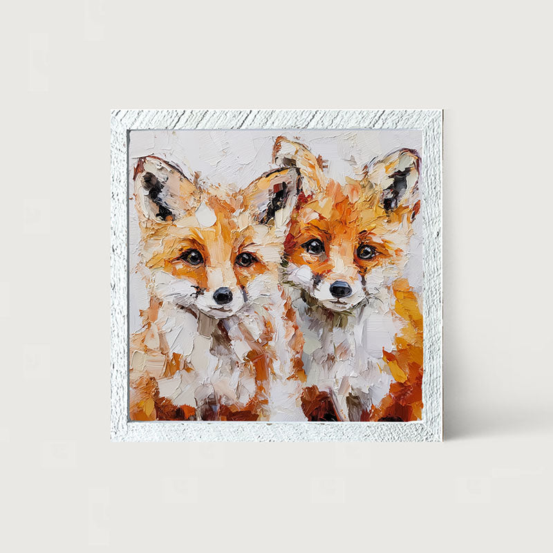 Animal Buddies - Posing Foxes