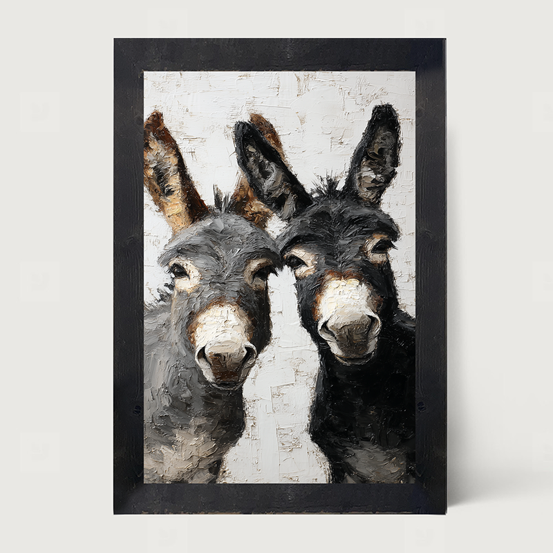 Animal Buddies - Curious Donkeys