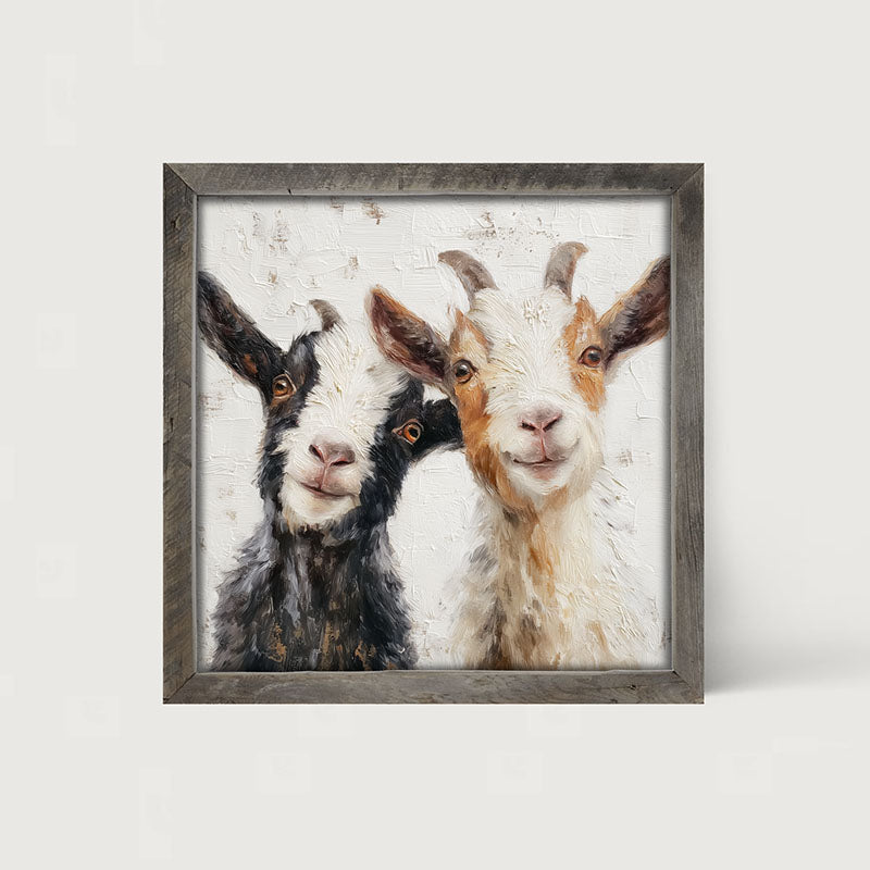 Animal Buddies - Posing Goats