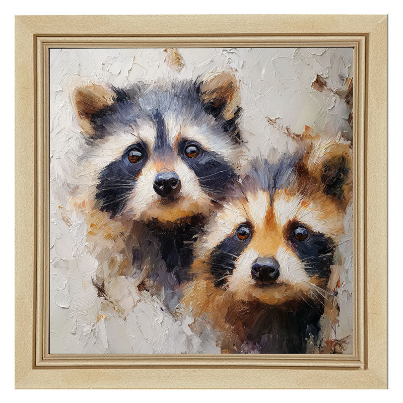 Animal Buddies - Posing Raccoons