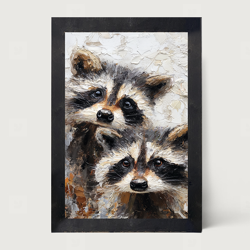 Animal Buddies - Curious Raccoons