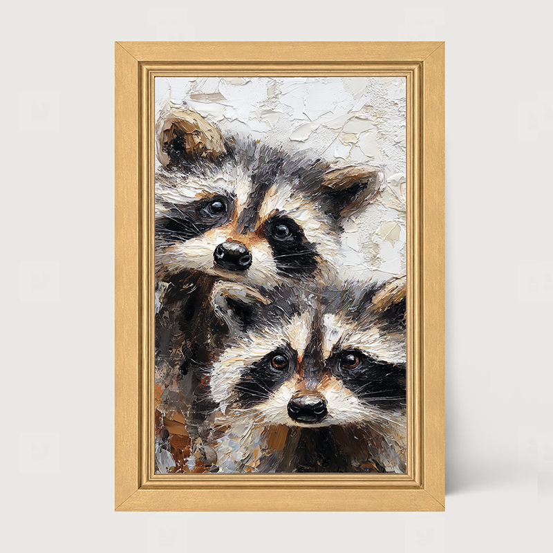 Animal Buddies - Curious Raccoons