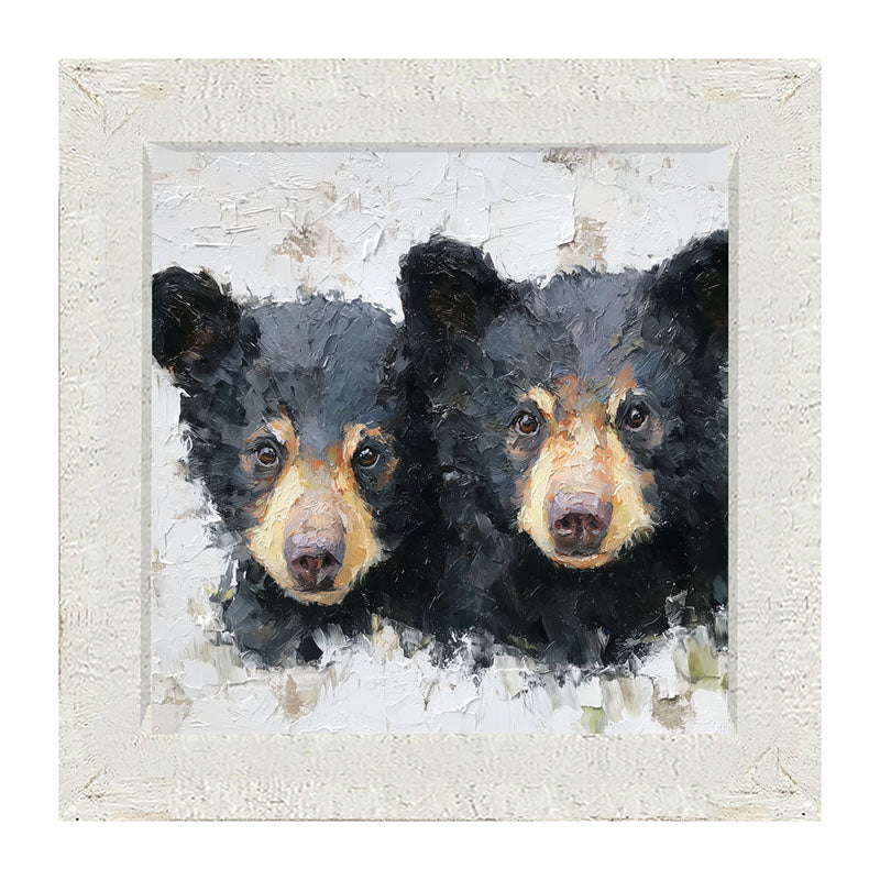 Animal Buddies - Posing Bears - Framed Art