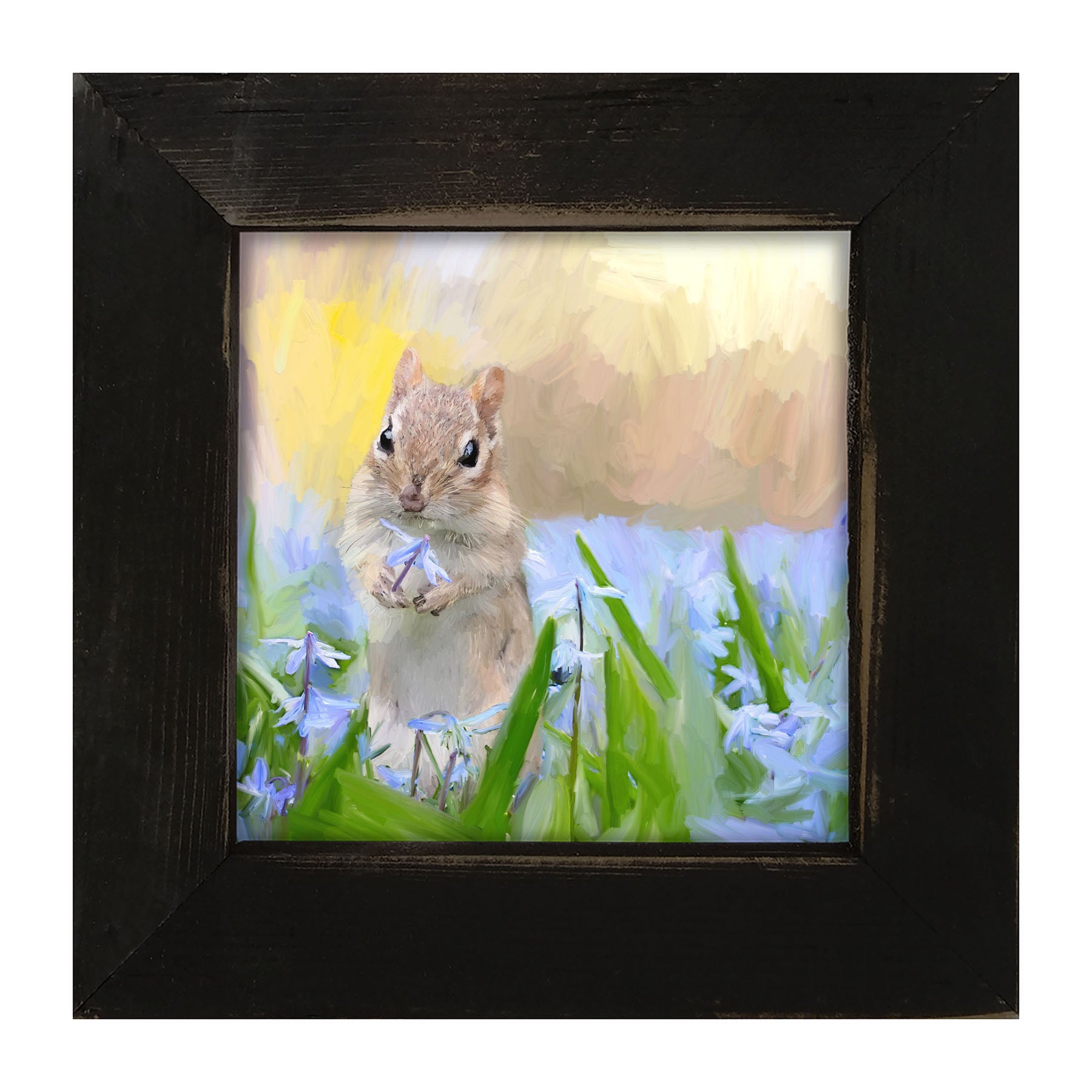 Chipmunk in The Spring - Framed art