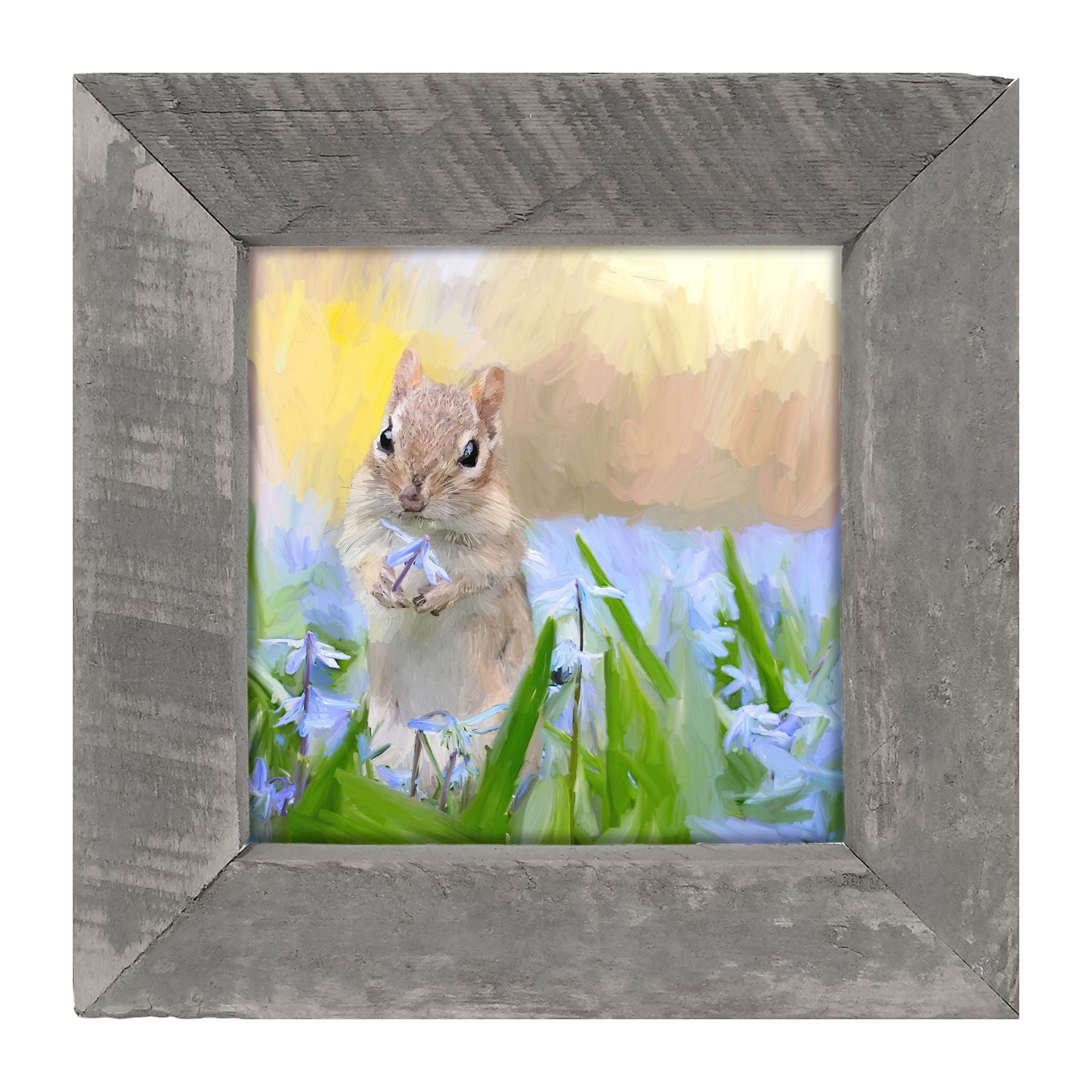 Chipmunk in The Spring - Framed art