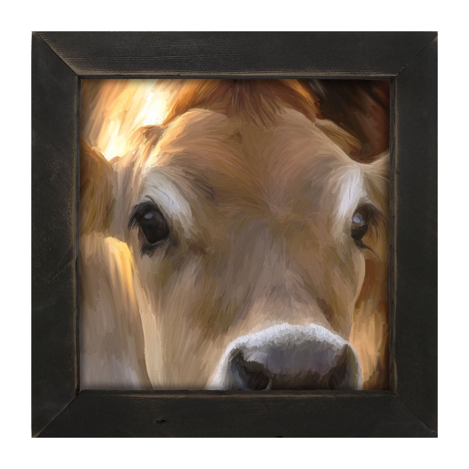 Jersey Cow - Framed art