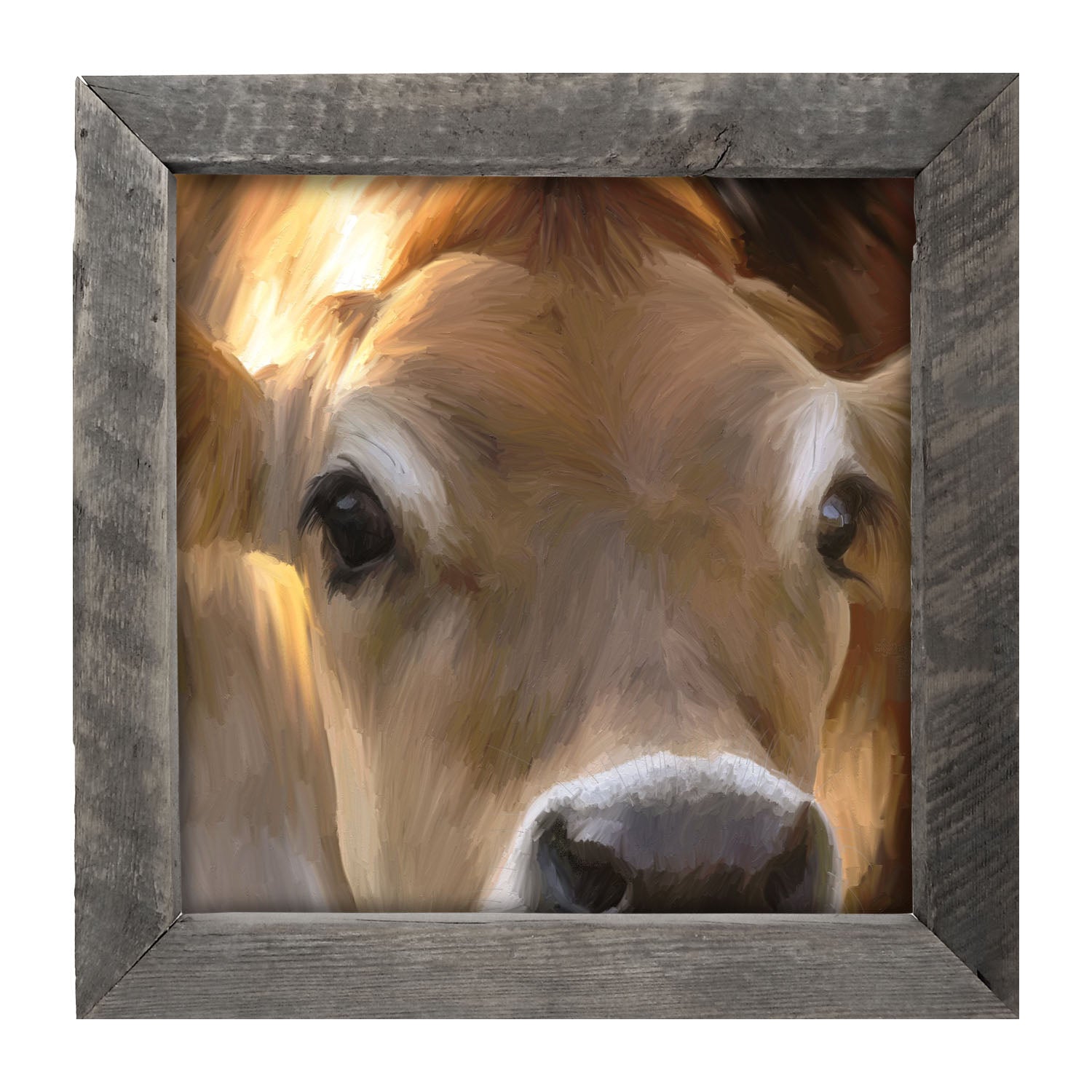 Jersey Cow - Framed art