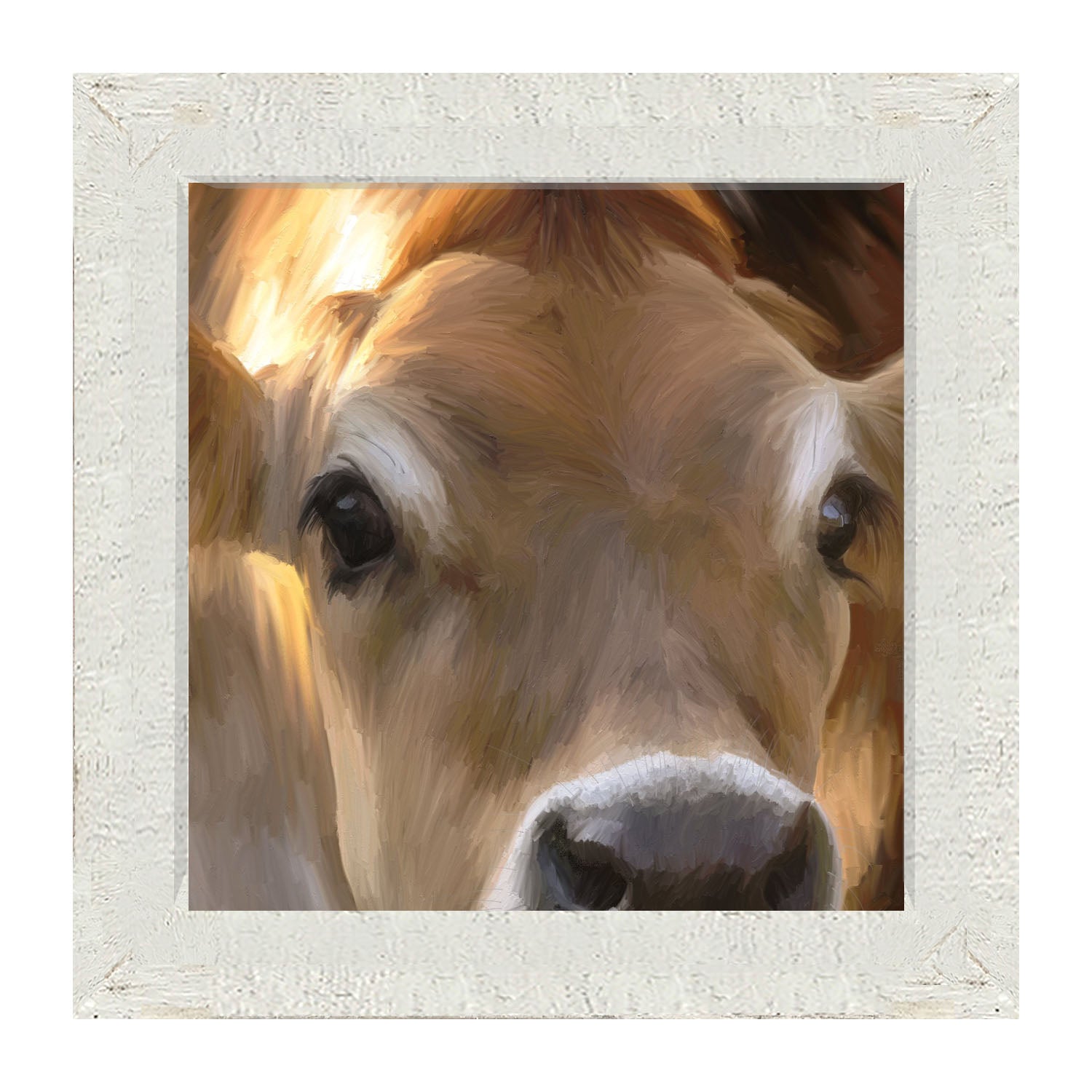 Jersey Cow - Framed art