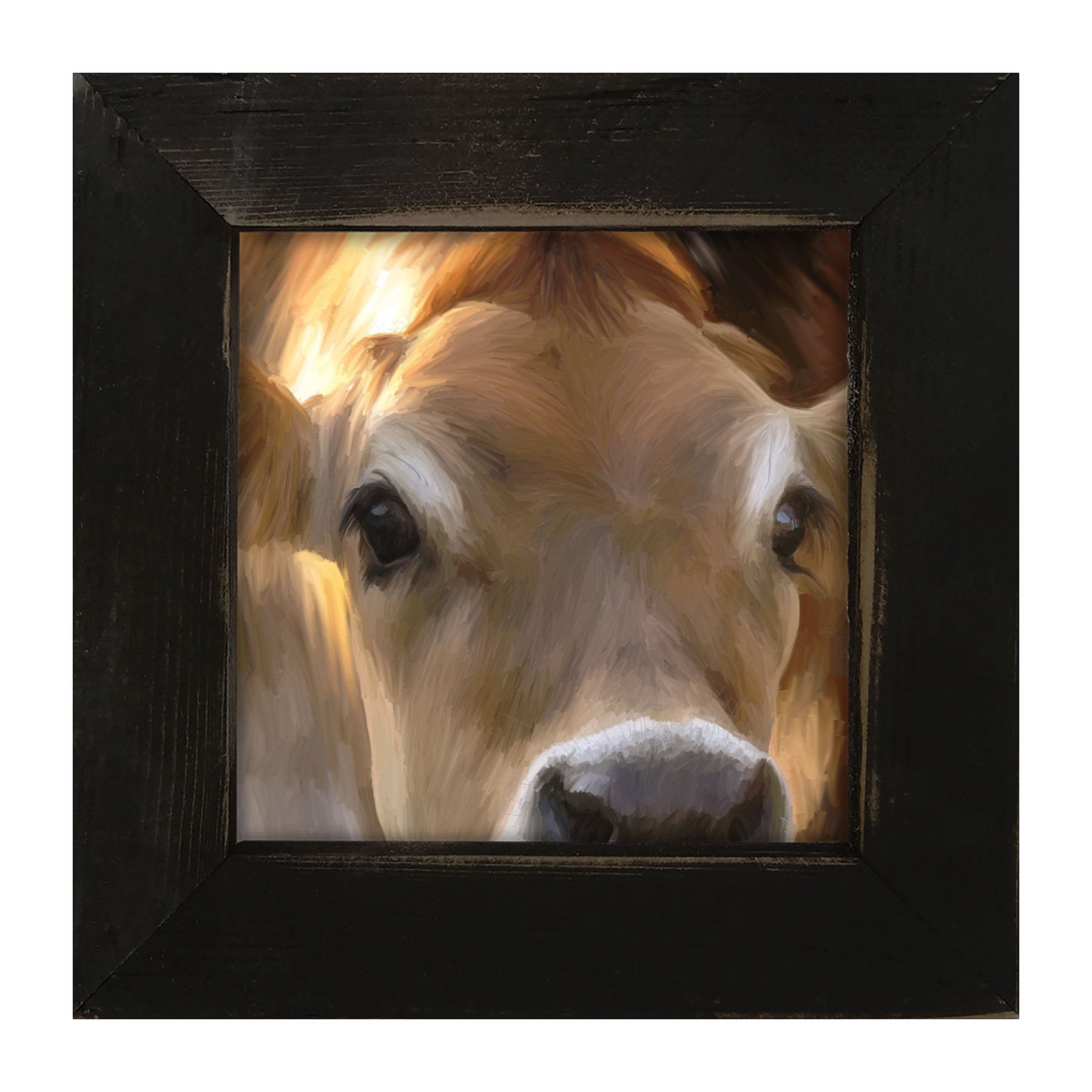 Jersey Cow - Framed art