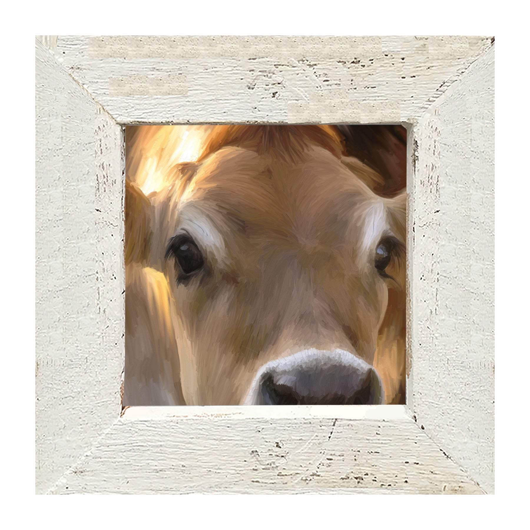 Jersey Cow - Framed art