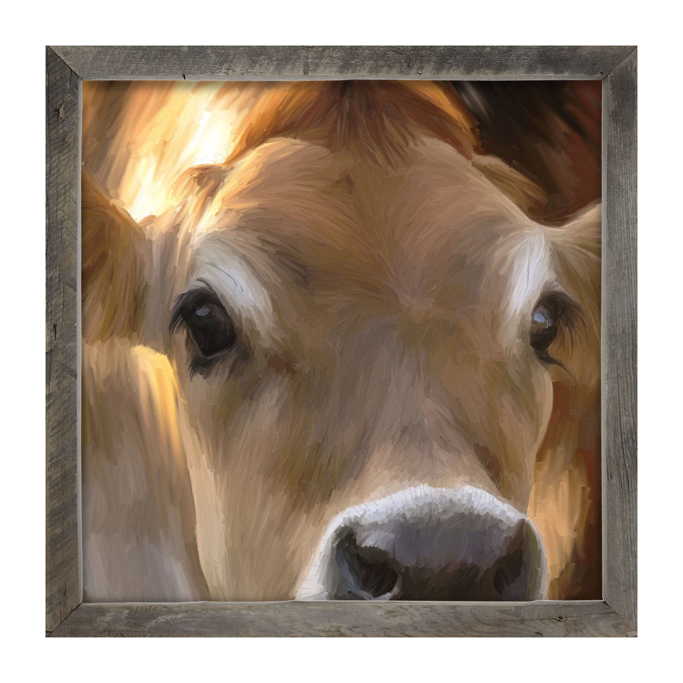 Jersey Cow - Framed art