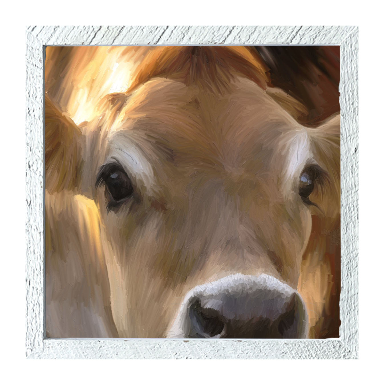 Jersey Cow - Framed art