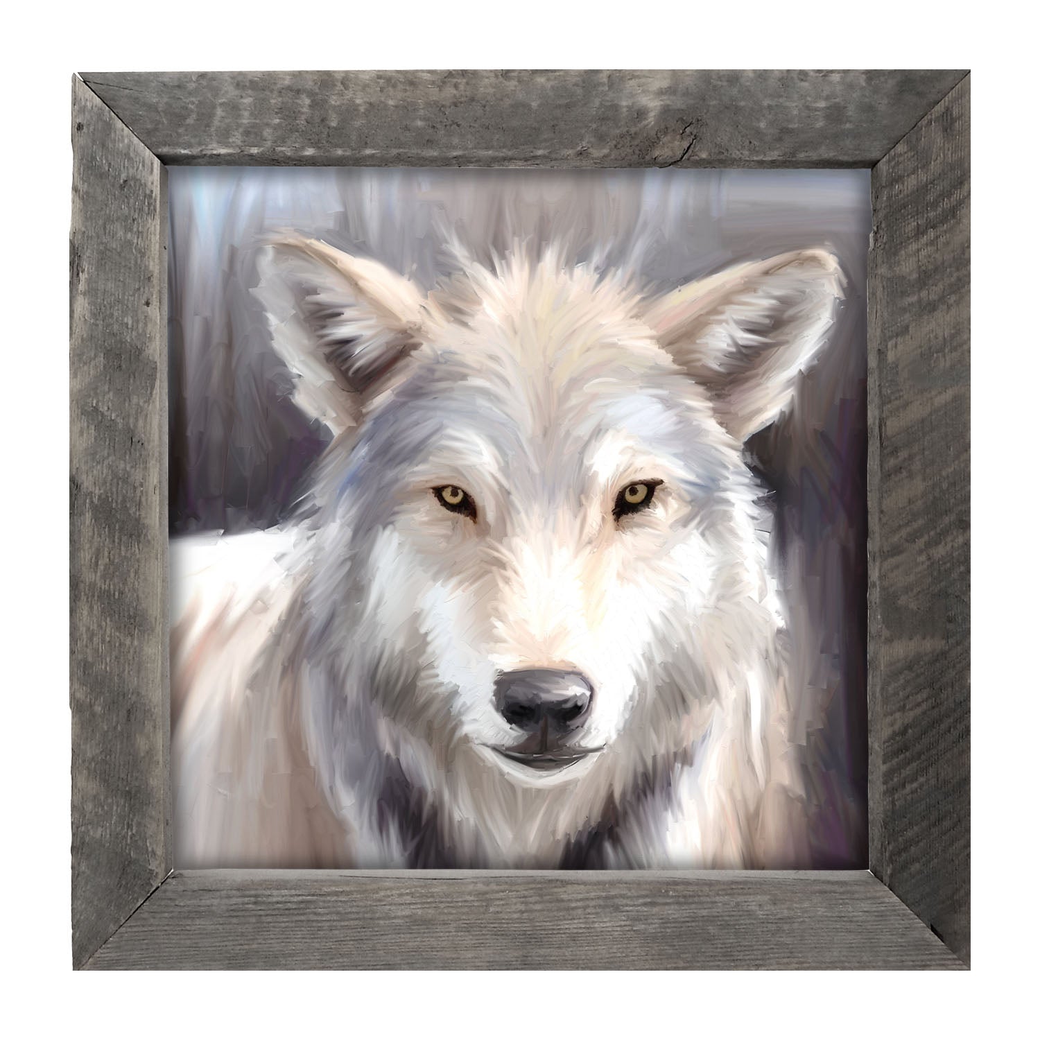 Wolf Portrait - Framed art