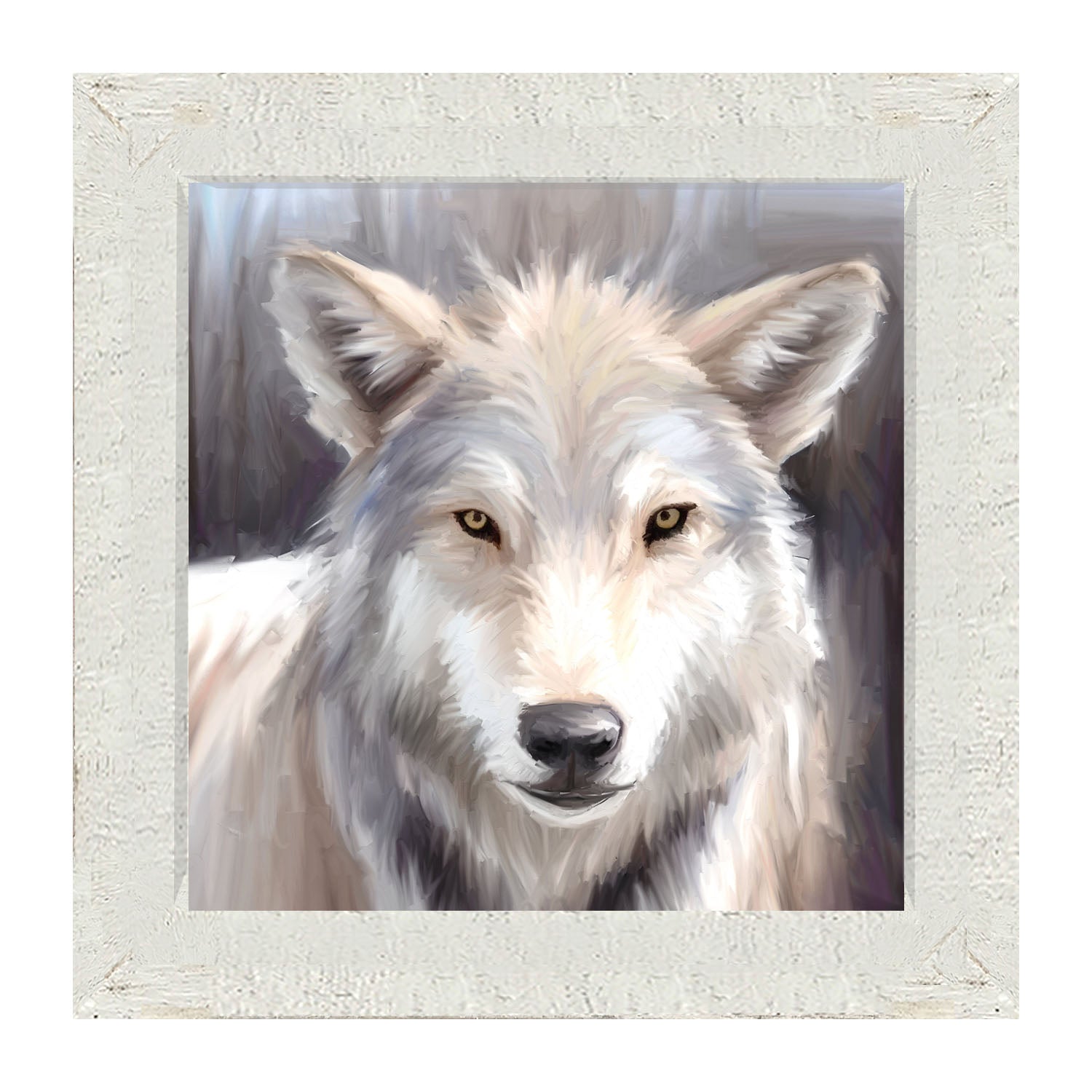 Wolf Portrait - Framed art