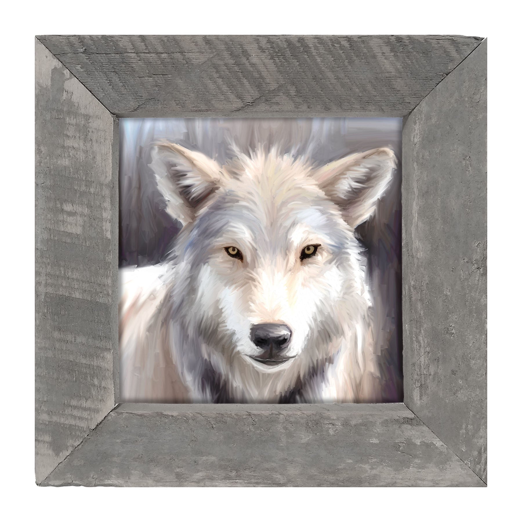 Wolf Portrait - Framed art