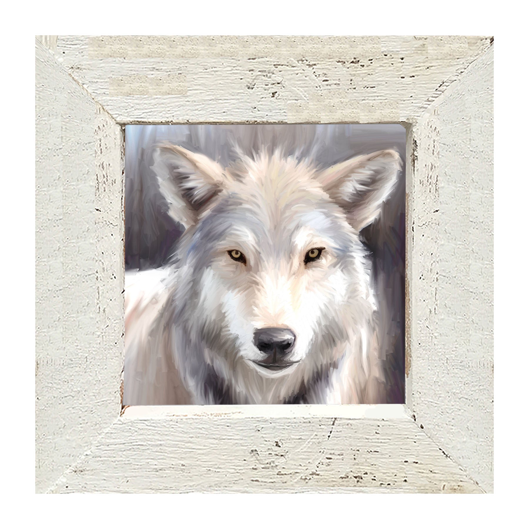 Wolf Portrait - Framed art