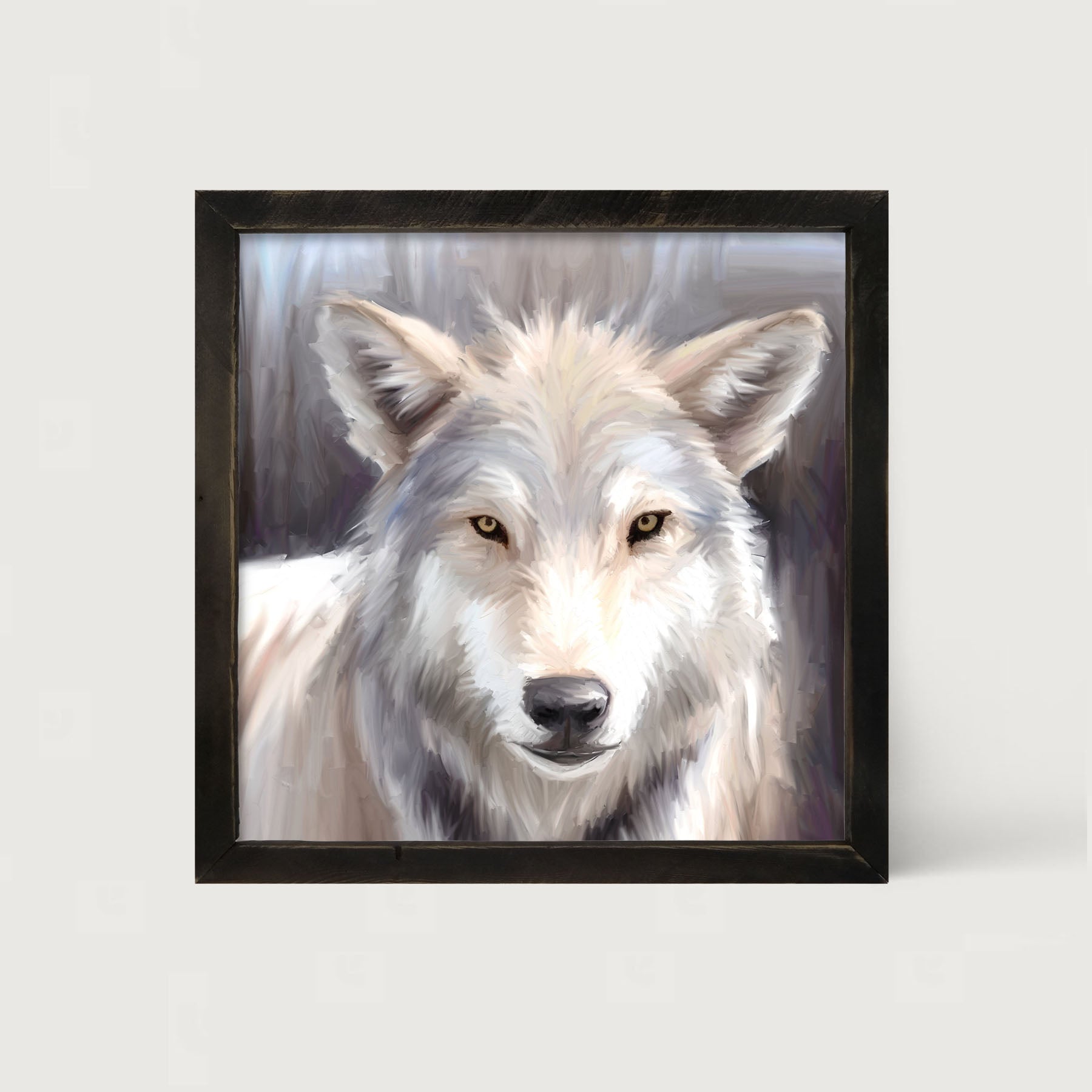 Wolf Portrait - Framed art