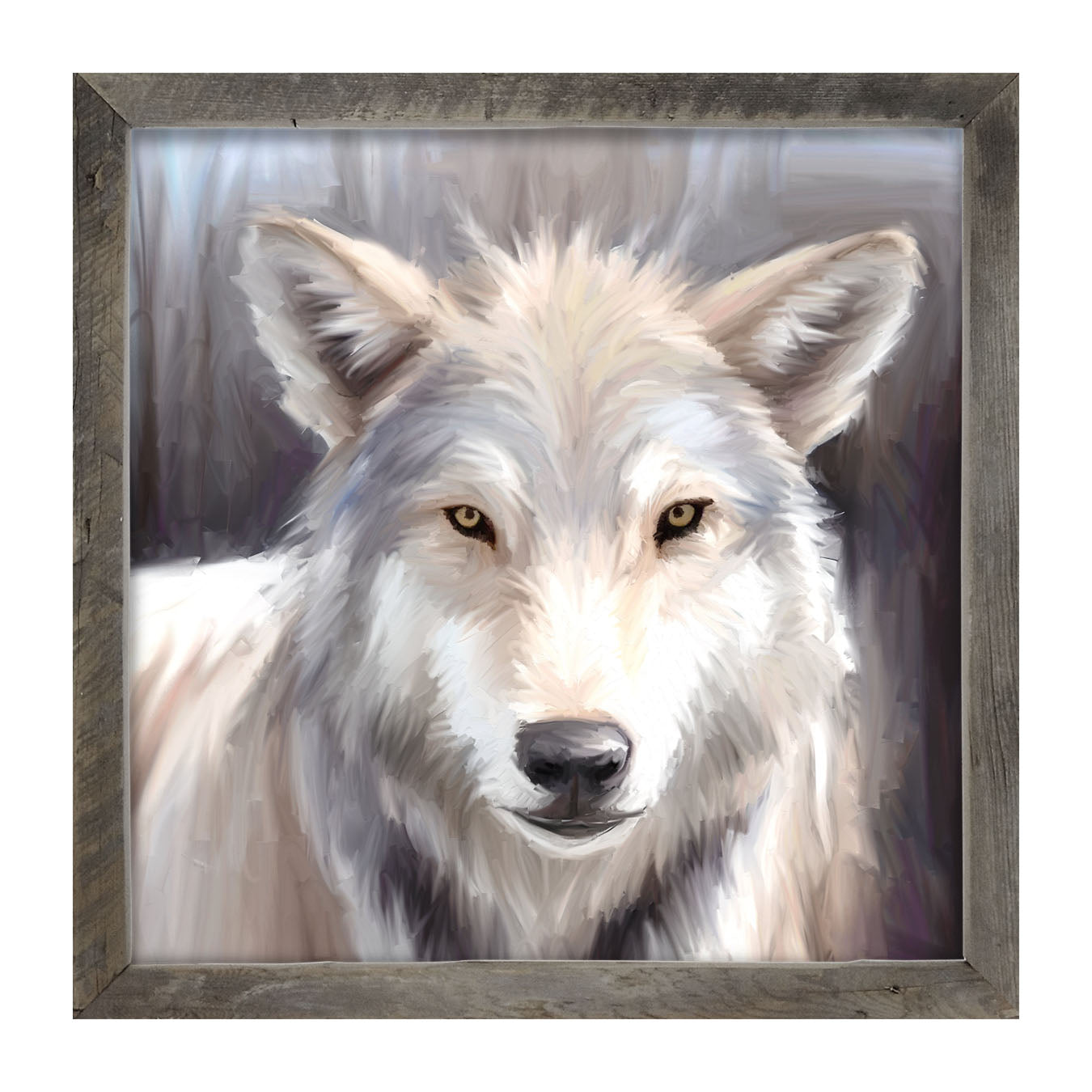 Wolf Portrait - Framed art