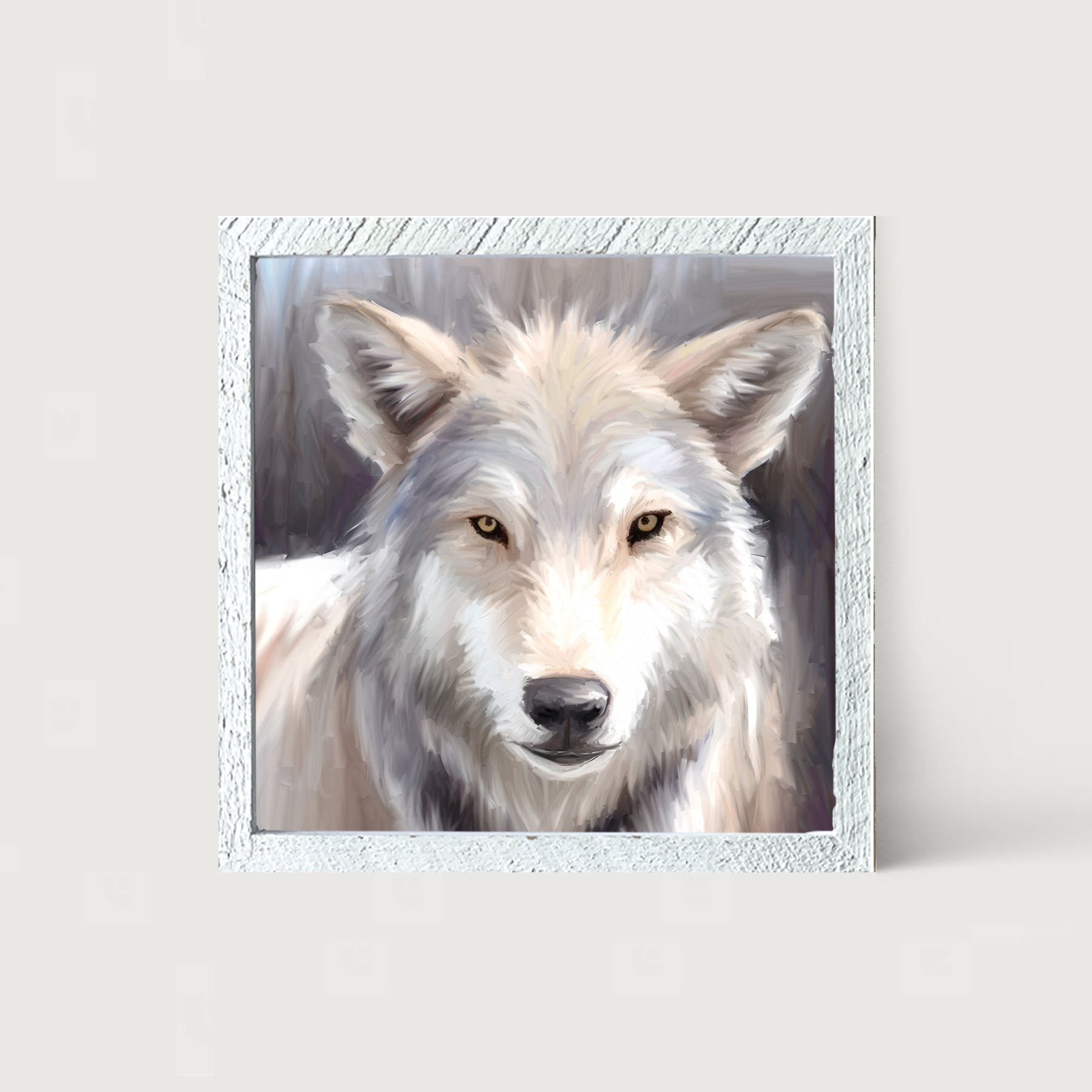 Wolf Portrait - Framed art