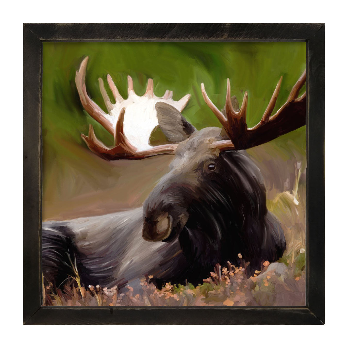 Magnificent Moose - Framed art