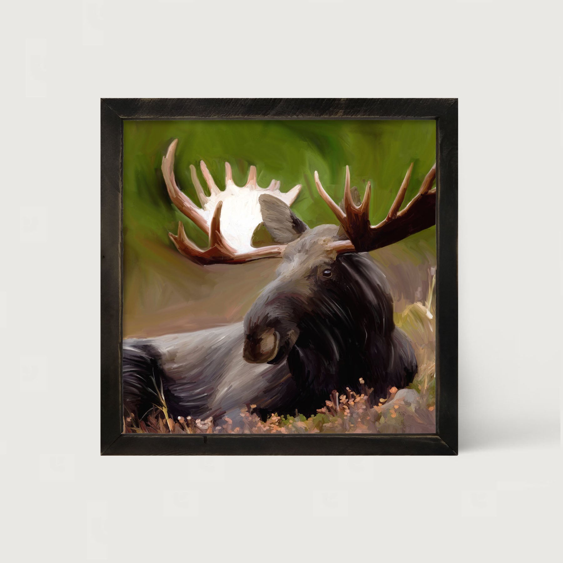 Magnificent Moose - Framed art