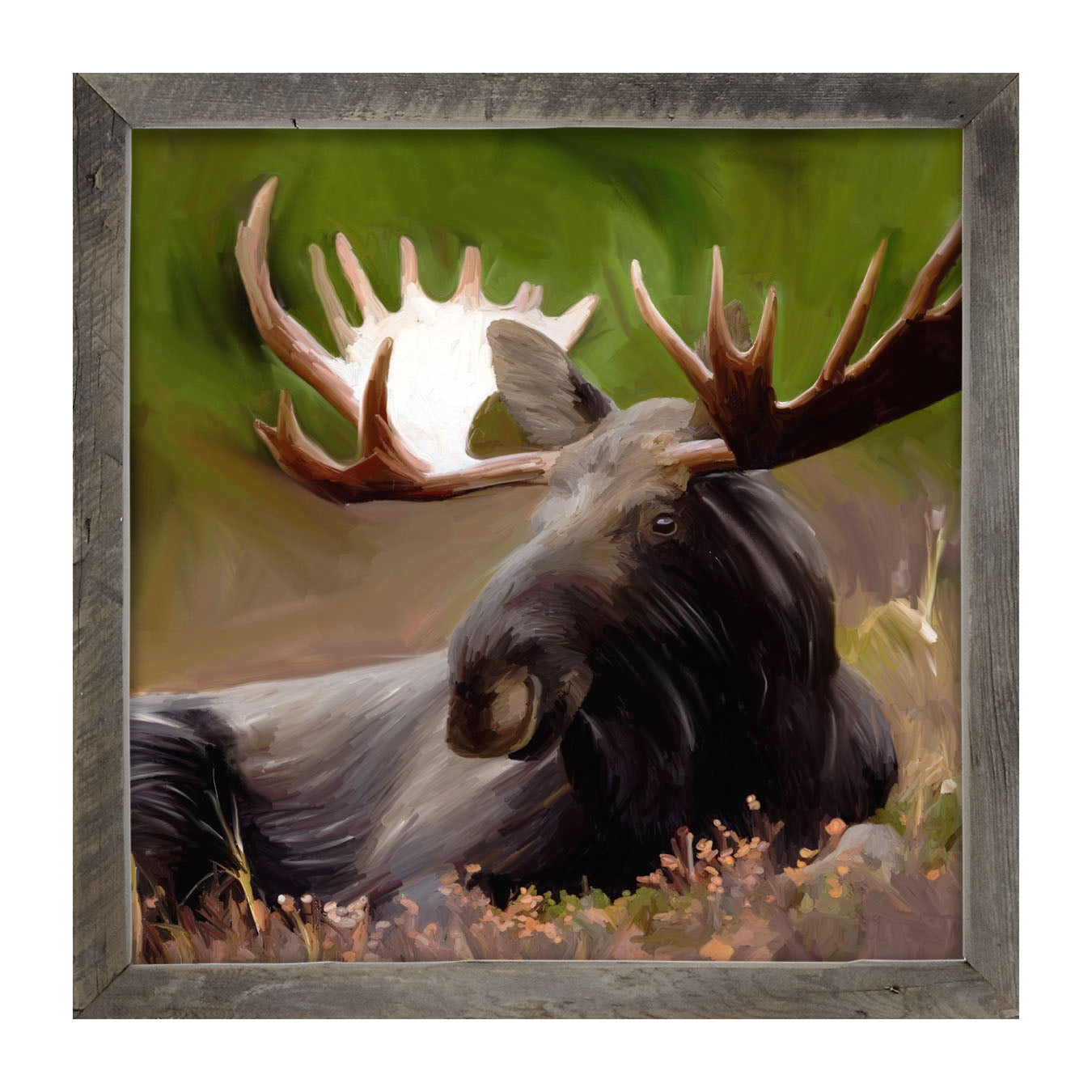 Magnificent Moose - Framed art