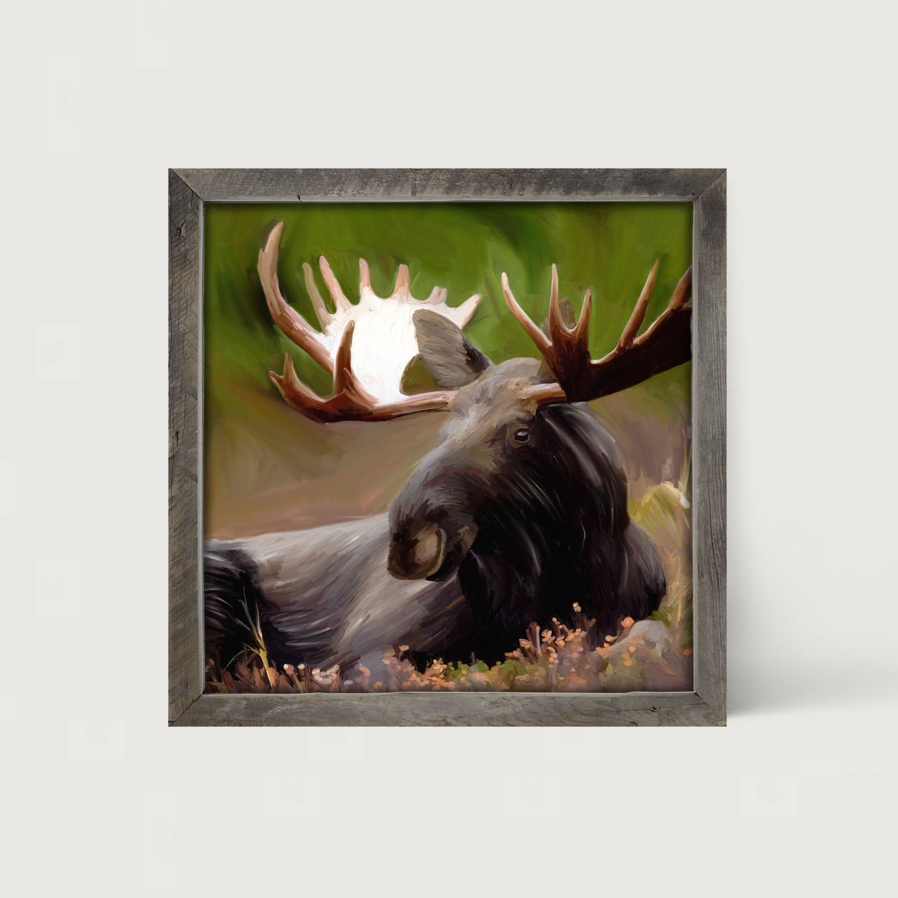 Magnificent Moose - Framed art