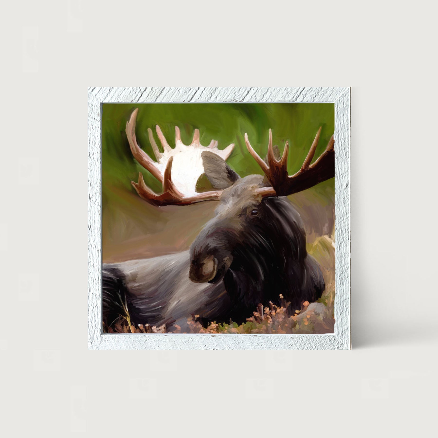 Magnificent Moose - Framed art