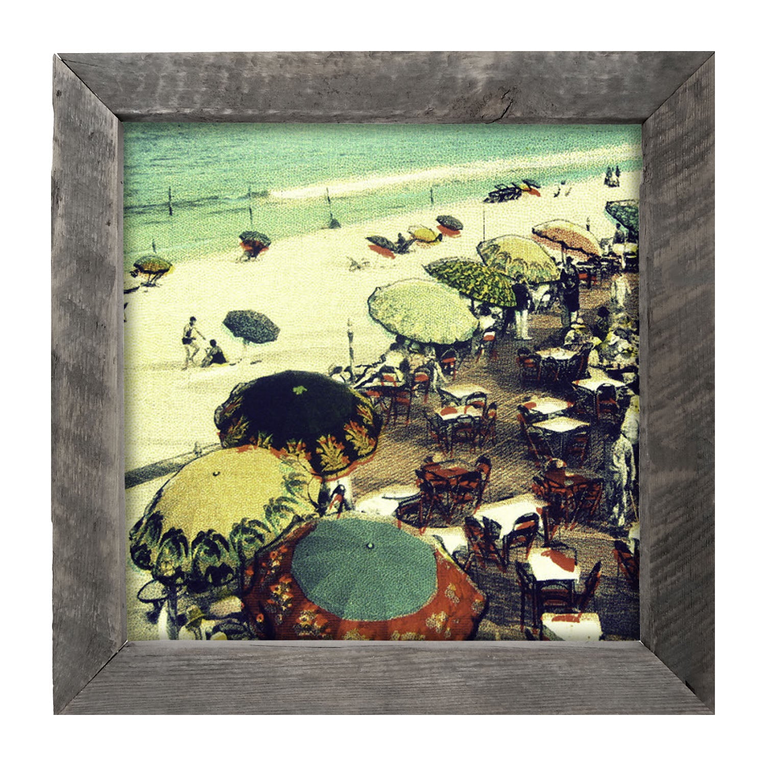 Shoreline Postcard - Framed art